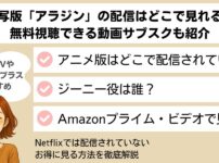 実写版「アラジン」の配信はどこで見れる？