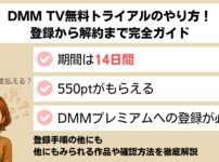 DMM TVの無料トライアルのやり方