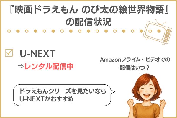 ドラえもん 絵世界物語 どこで 見れる