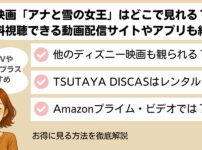 アナ雪 どこで見れる