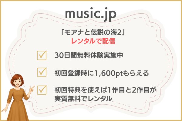 モアナと伝説の海2 配信