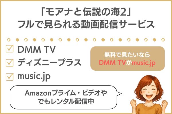 モアナと伝説の海2 配信