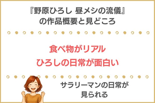 『野原ひろし 昼メシの流儀』の作品情報とあらすじ