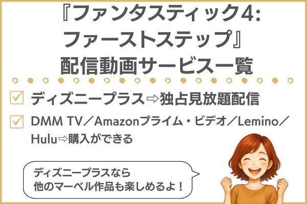 ファンタスティック4　ファーストステップ 配信