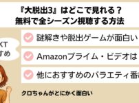 大脱出はどこで見れる