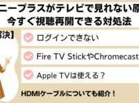 Disney+ テレビ 見れない