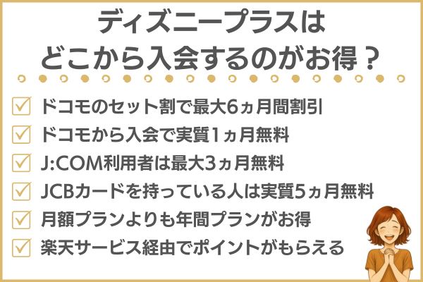 ディズニープラスお得に入会 無料トライアル