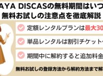 TSUTAYA DISCASの無料期間はいつまで